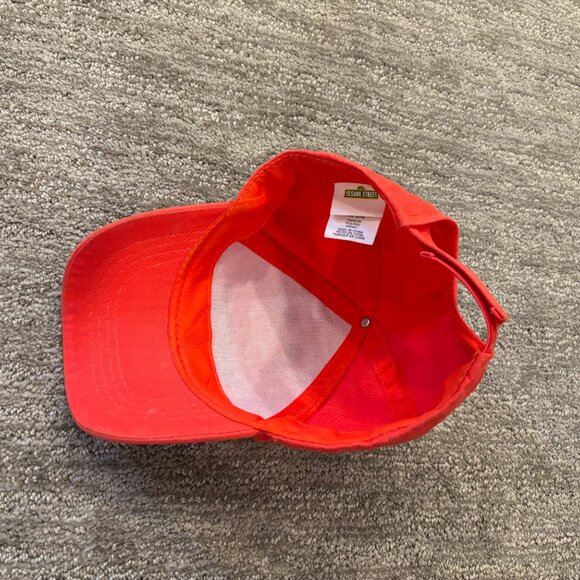 Elmo Hat - Elmo Baseball Cap - Sesame Street Hat - Red Hat - Toddler Hat - Picture 6 of 6